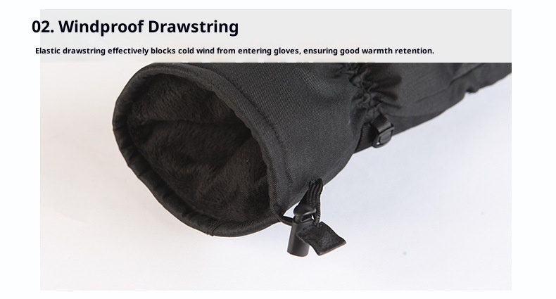 ActiveGo Winter Ski Gloves For Men, Touchscreen Motorcycle, Fleece Lined, Warm, Thickened, Waterproof, Windproof, Cold Resistant,_voghion.com