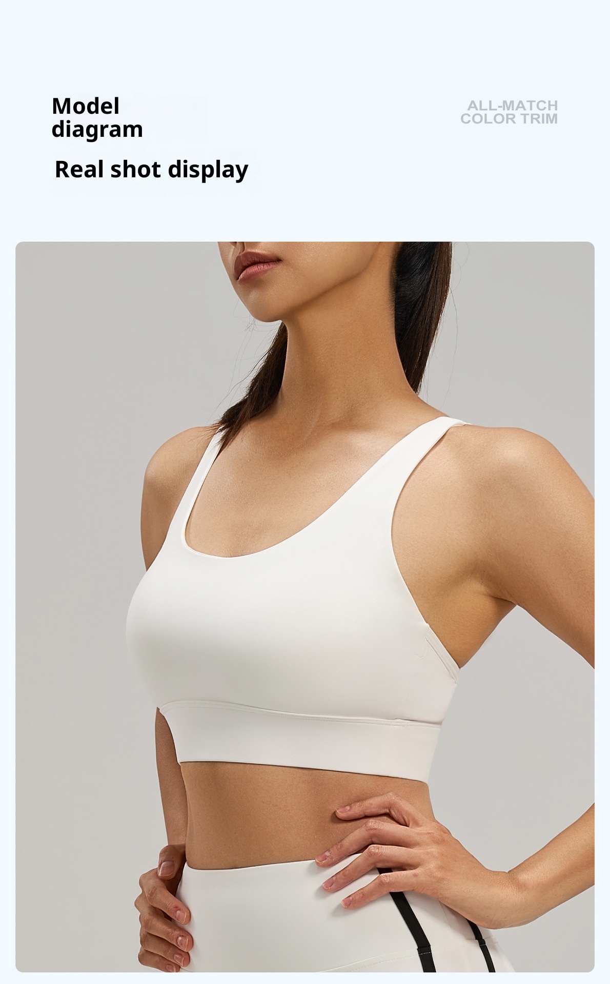 001 Juyitang Mesh Cross Sports Bra Beautiful Back Top High-Strength Shockproof Yoga Fitness Underwear For Women_voghion.com