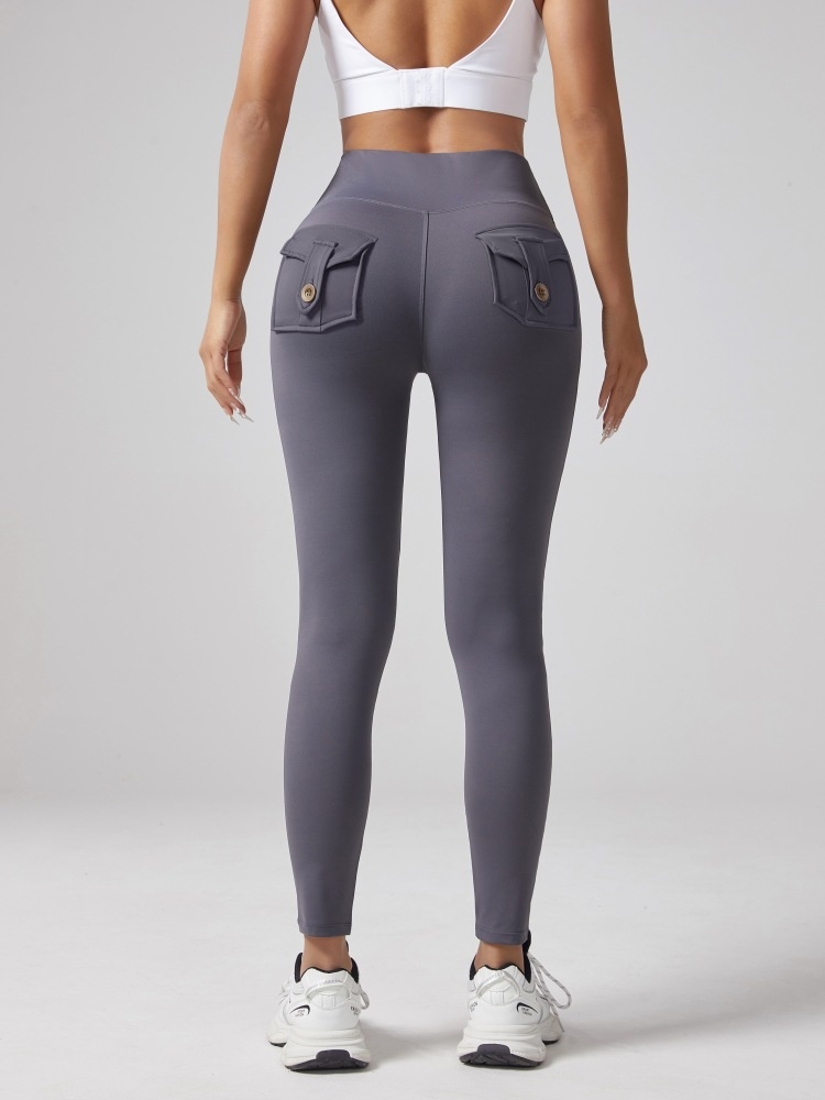 001 New Peach Hip Fitness For Women, Tight-Fitting, No Embarrassing Lines, Quick-Dry Sports Pants, High-Waisted,_voghion.com