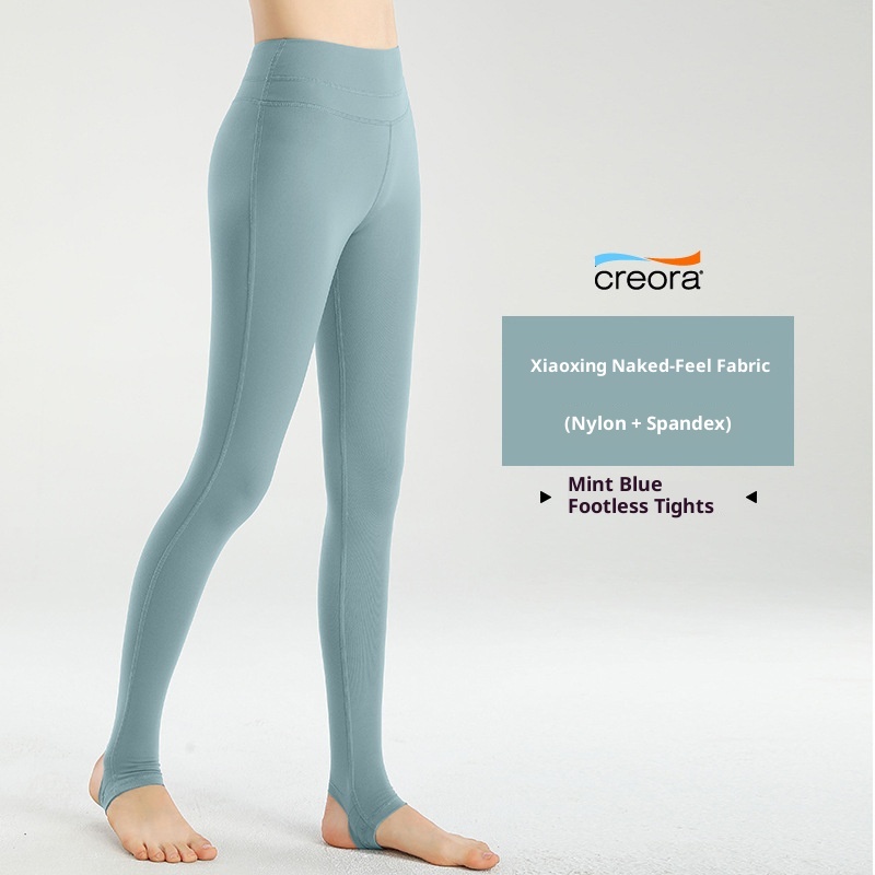 001 Yoga Pants For Women Winter High Waist Hip Lift Bare Sensation Professional Tummy Control Slimming Sports Fitness Footed_voghion.com