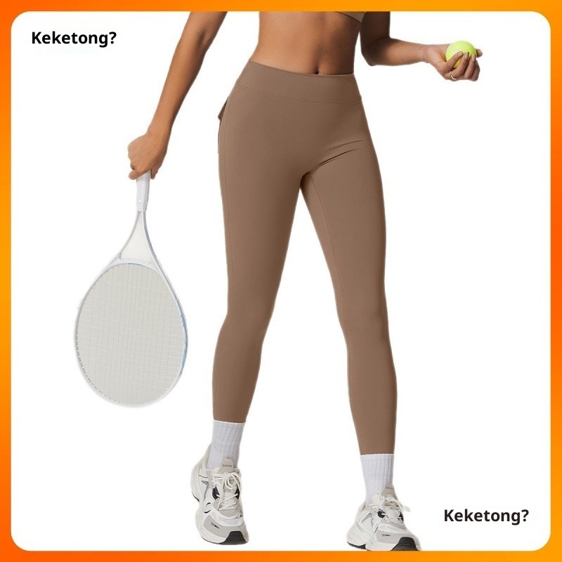 001 ✅Pantaloni da yoga con tasche, nuovi da lavoro, elastici, vita alta, sollevamento fianchi, aderenti, sensazione di nudità, ad asciugatura rapida, sportivi_voghion.com