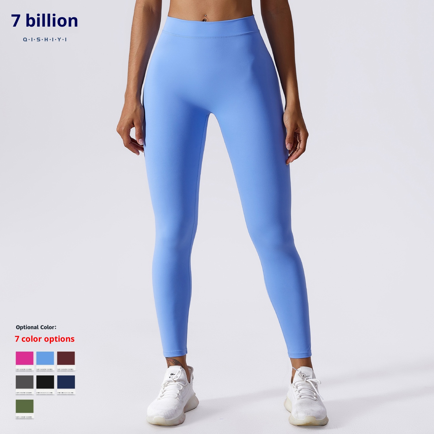001 Pantaloni sportivi da corsa all'aperto spazzolati per donna, traspiranti e ad asciugatura rapida, con sollevamento fianchi color pesca, europei e americani_voghion.com