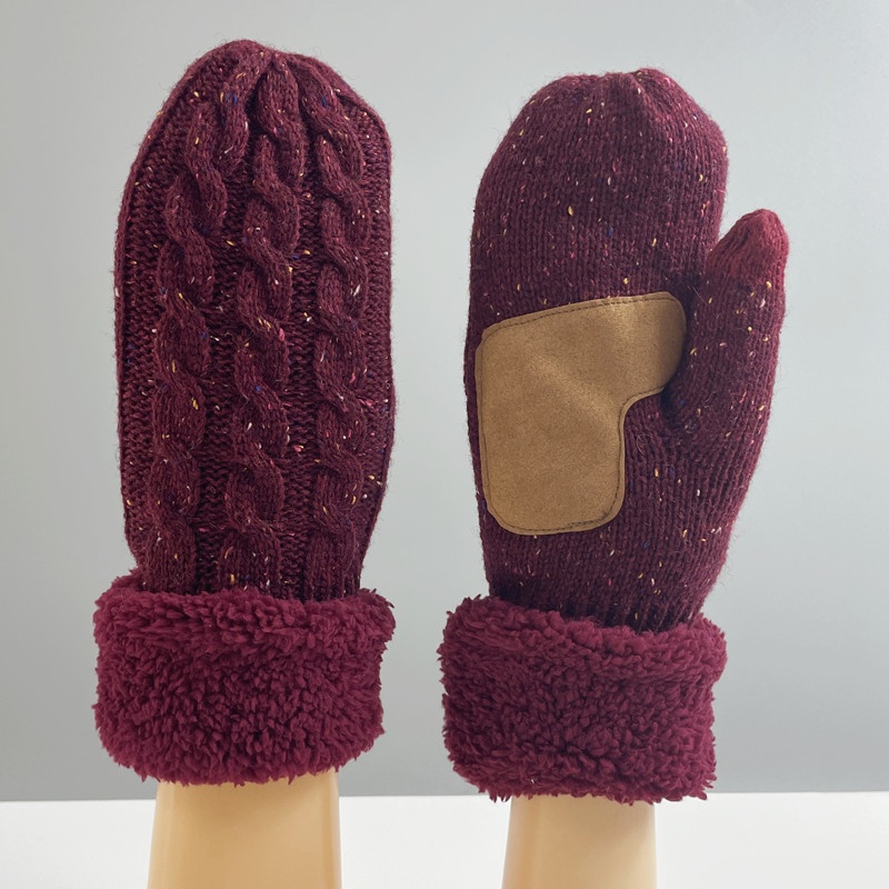 ActiveGo Touchscreen gebreide wollen tashoes voor mannen en vrouwen, herfst en winter buiten, winddicht, warm, verdikt, volwassen wanten_voghion.com