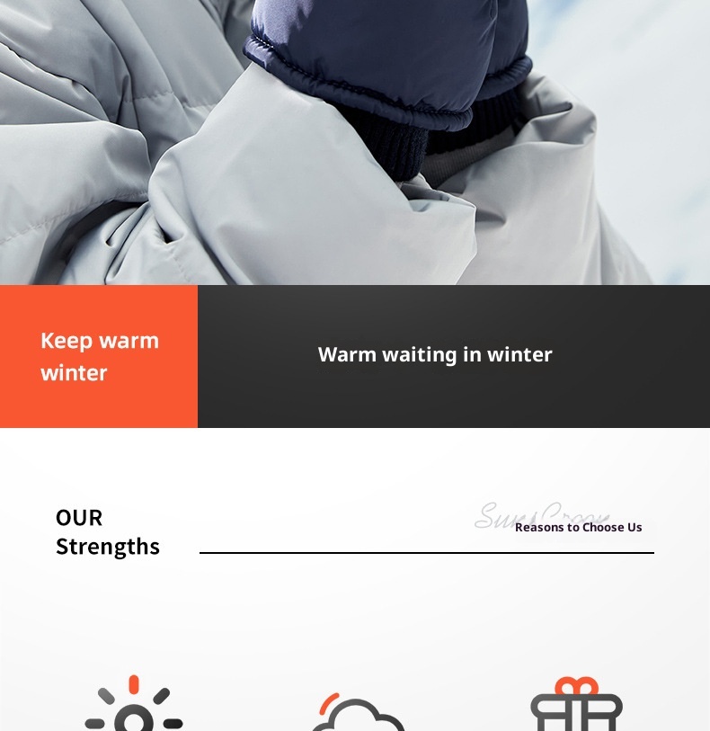 ActiveGo Herren Ski- und Radhandschuhe, kältebeständig, fleecegefüttert, dick und warm, aus Baumwolle, für Outdoor-Aktivitäten im Winter_voghion.com