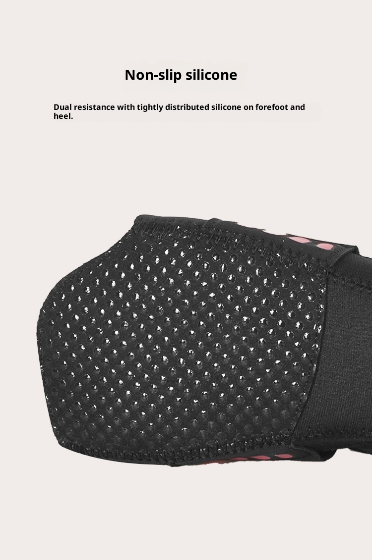 Chaussures de yoga d'intérieur professionnelles pour femmes, antidérapantes, en silicone, avec bout ouvert, idéales pour le Pilates d'été._voghion.com