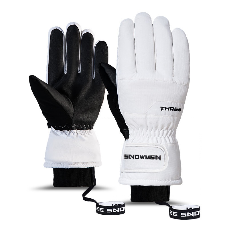 ActiveGo Dropshipping Ski Gloves For Men And Women, Thickened Windproof Cycling Outdoor Touchscreen Five-Finger Snowboarding_voghion.com
