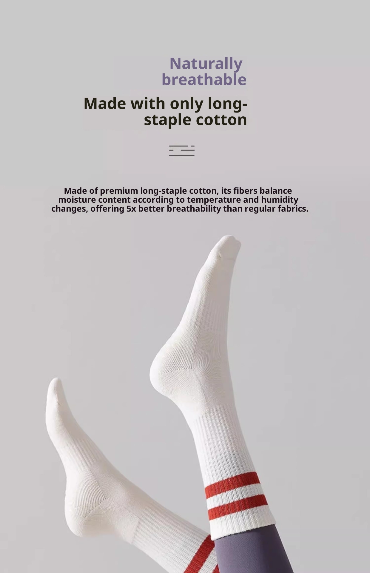 001 Yoga Damen Rutschfeste High-End Professionelle Indoor Pilates Fitness Sport Laufen Springseil Tanz Hohe Socken_voghion.com