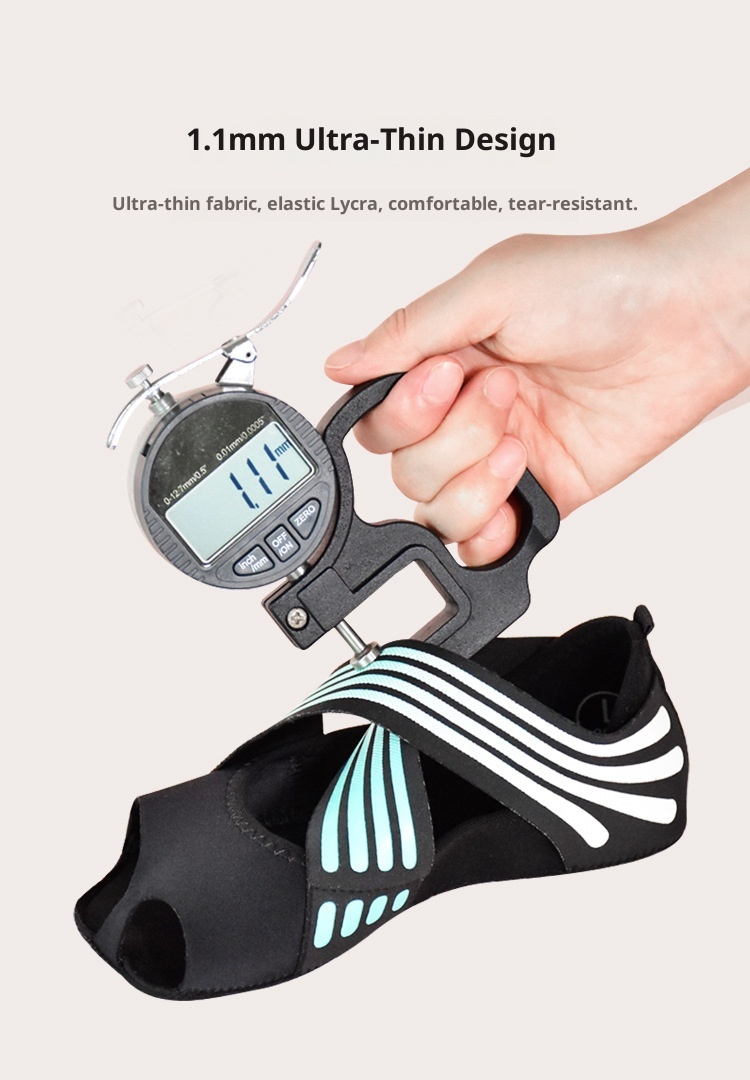 Chaussures de yoga d'intérieur professionnelles pour femmes, antidérapantes, en silicone, avec bout ouvert, idéales pour le Pilates d'été._voghion.com