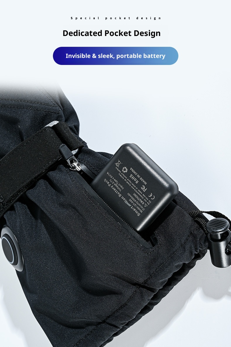 ActiveGo Cross-Border Gloves Cold-Proof Rechargeable Men And Women Skiing Riding Thickened Electric Heating Outdoor Essential_voghion.com