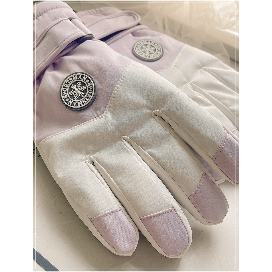 ActiveGo Dames Skihandschoenen Winter Dik Rijden Elektrische Motorfiets Fleece Sneeuw Spelen Heren Touchscreen Outdoor Katoen Warm_voghion.com