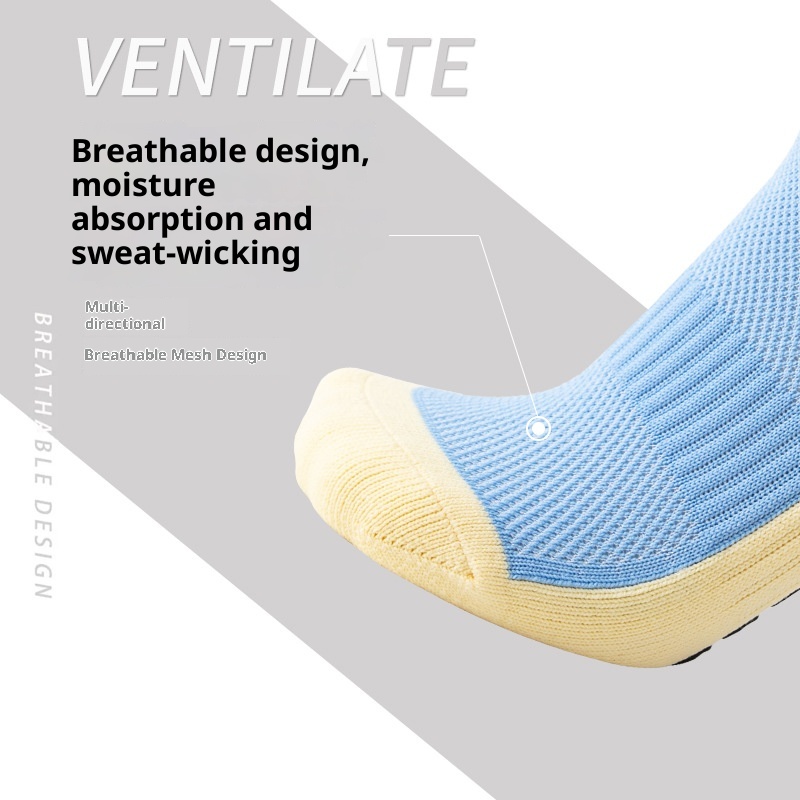 001 Professional Training And Competition Soccer With Adhesive Pads, Thickened Towel Bottom, Non-Slip, Unisex Sports Yoga_voghion.com