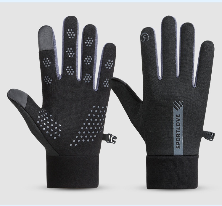 Gants chauds de sports d'hiver ActiveGo pour hommes et femmes, imperméables, doublés polaire, coupe-vent, résistants au froid, pour couples à cheval._voghion.com