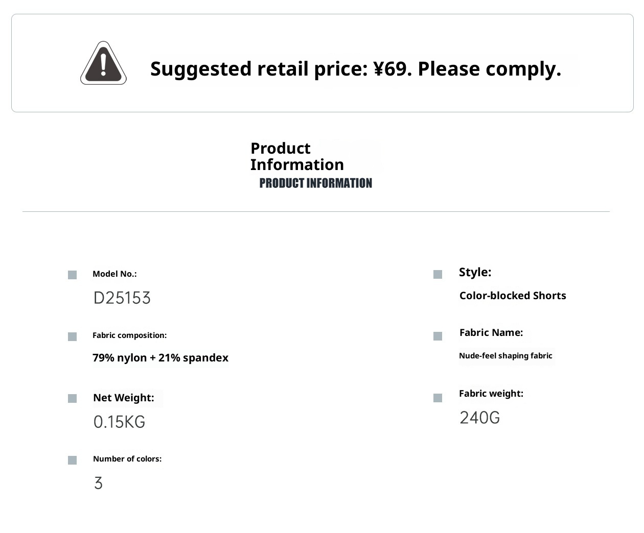 001 Yoga Women High Elasticity Hip Lift Tummy Control Tight Three-Quarter Pants Outdoor Cycling Running Fitness Shorts_voghion.com