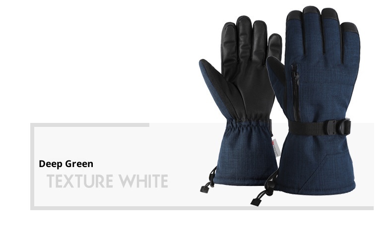 ActiveGo Winter Ski Gloves For Men, Touchscreen Motorcycle, Fleece Lined, Warm, Thickened, Waterproof, Windproof, Cold Resistant,_voghion.com