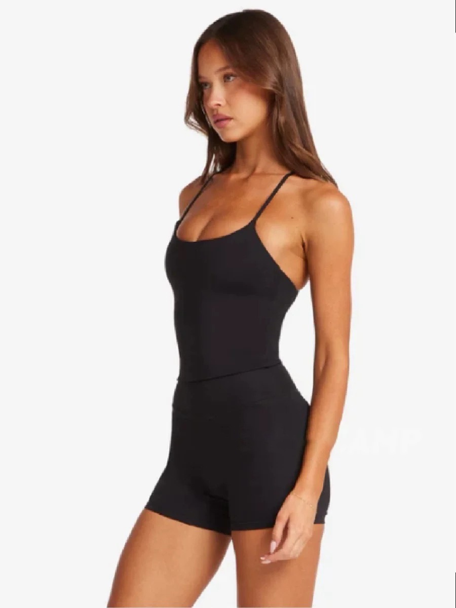 001 Foreign Trade Cross-Border Yoga Camisole For Women With Chest Pads, Fitness Vest, High Waist, Quick-Dry, Hip-Lifting,_voghion.com