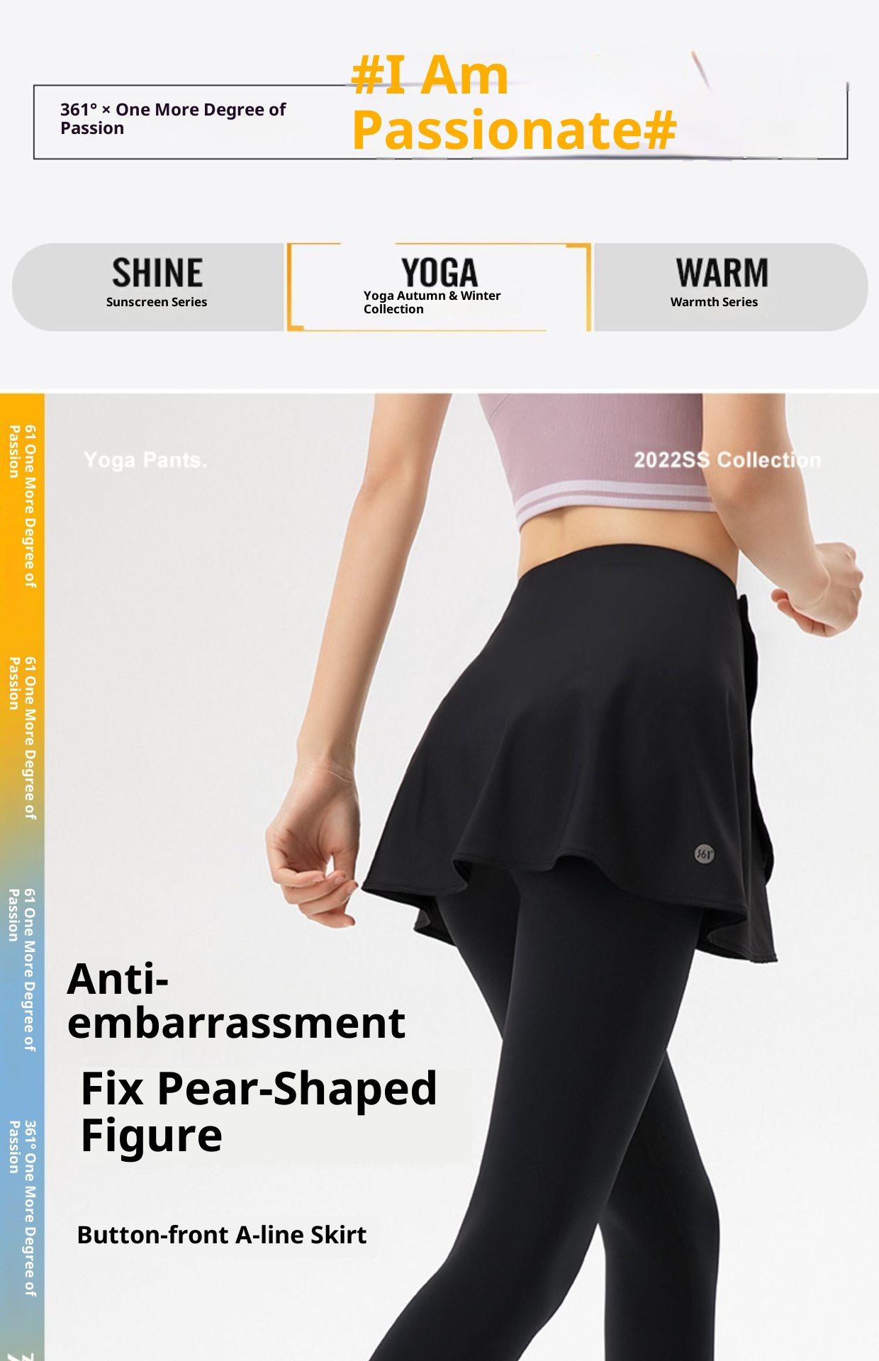 001 361 Gonna esterna anti-imbarazzo per il fitness, in un unico pezzo, per lo yoga, per le donne_voghion.com