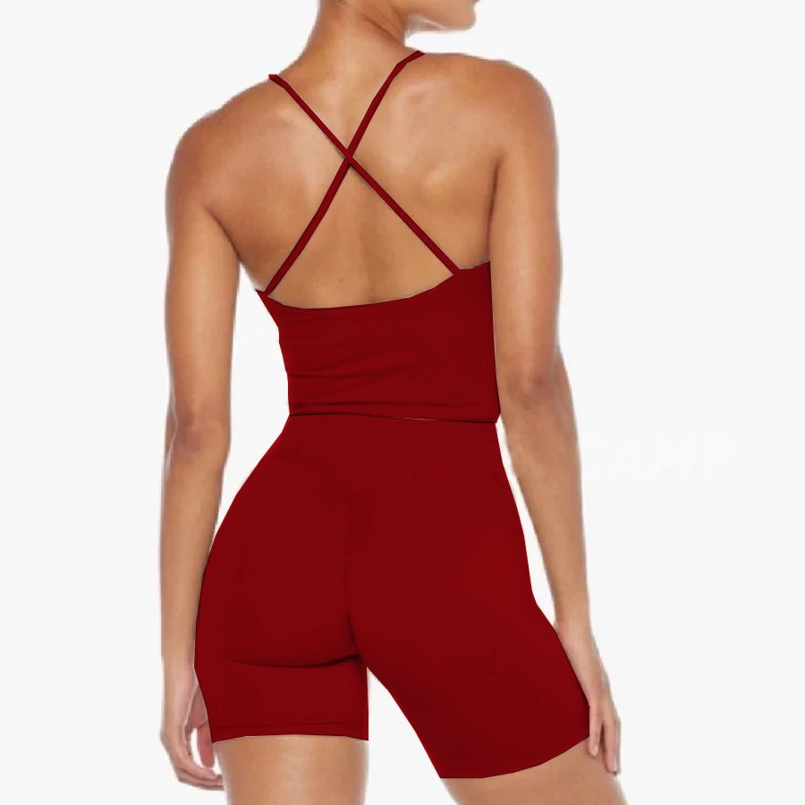 001 Foreign Trade Cross-Border Yoga Camisole For Women With Chest Pads, Fitness Vest, High Waist, Quick-Dry, Hip-Lifting,_voghion.com