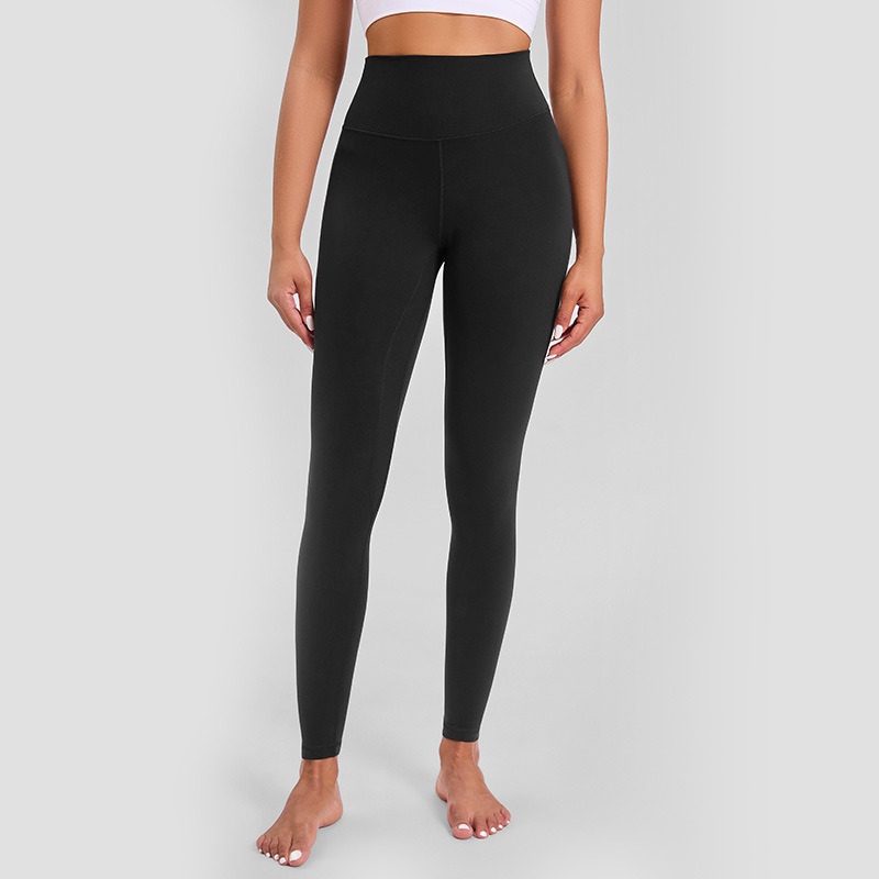 Legging de sport 001 en lycra spandex ultra-élastique effet mouillé, doux pour la peau, effet seconde peau, taille haute, effet push-up._voghion.com
