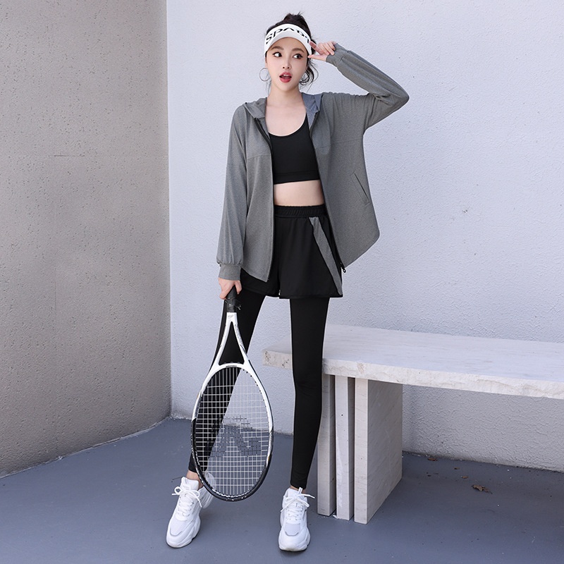 001 2025 Hot-Selling Top Women Short Sleeve Summer Yoga T-Shirt Morning Run Running Sports Set Fitness Clothing_voghion.com