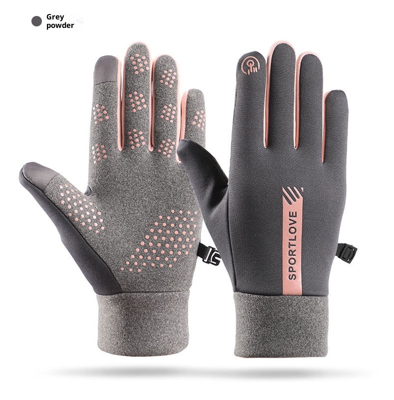 Gants d'extérieur chauds ActiveGo pour hommes et femmes, coupe-vent, imperméables, d'hiver, en velours antidérapant et tactile pour la moto_voghion.com