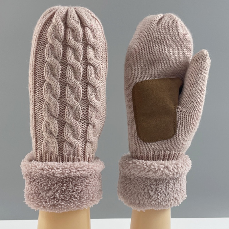 ActiveGo Touchscreen gebreide wollen tashoes voor mannen en vrouwen, herfst en winter buiten, winddicht, warm, verdikt, volwassen wanten_voghion.com