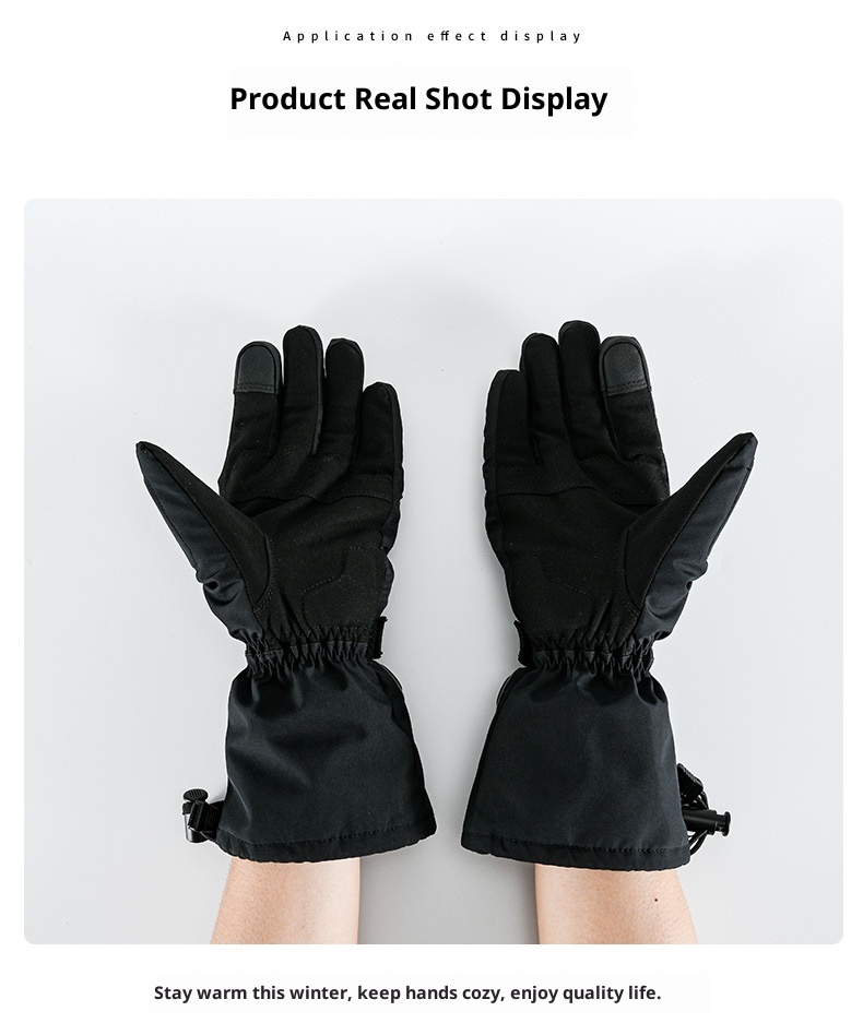 ActiveGo Cross-Border Gloves Cold-Proof Rechargeable Men And Women Skiing Riding Thickened Electric Heating Outdoor Essential_voghion.com