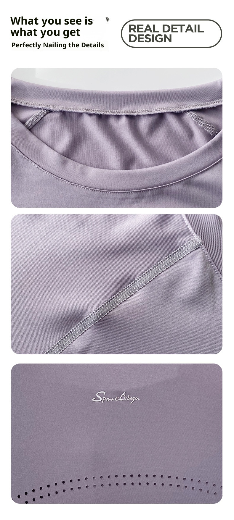 T-shirt de yoga 001 à manches courtes, idéal pour l'été. Coupe mi-longue couvrant les hanches, amincissant, séchage rapide et respirant. Parfait pour le sport et le fitness._voghion.com