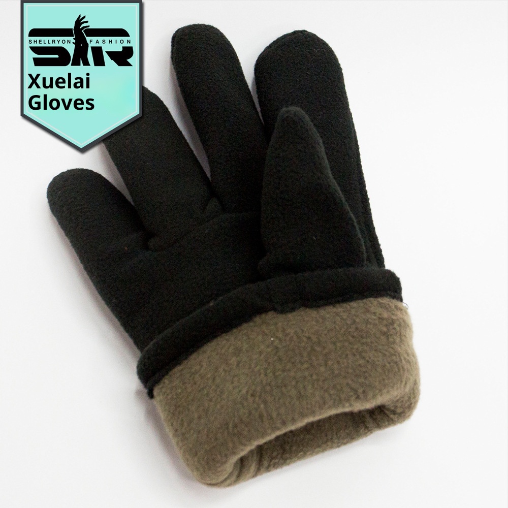 ActiveGo Outdoor Men's Sports Mountaineering Skiing Cycling Women's Winter Warm Windproof Gloves Cold-Proof Fleece_voghion.com