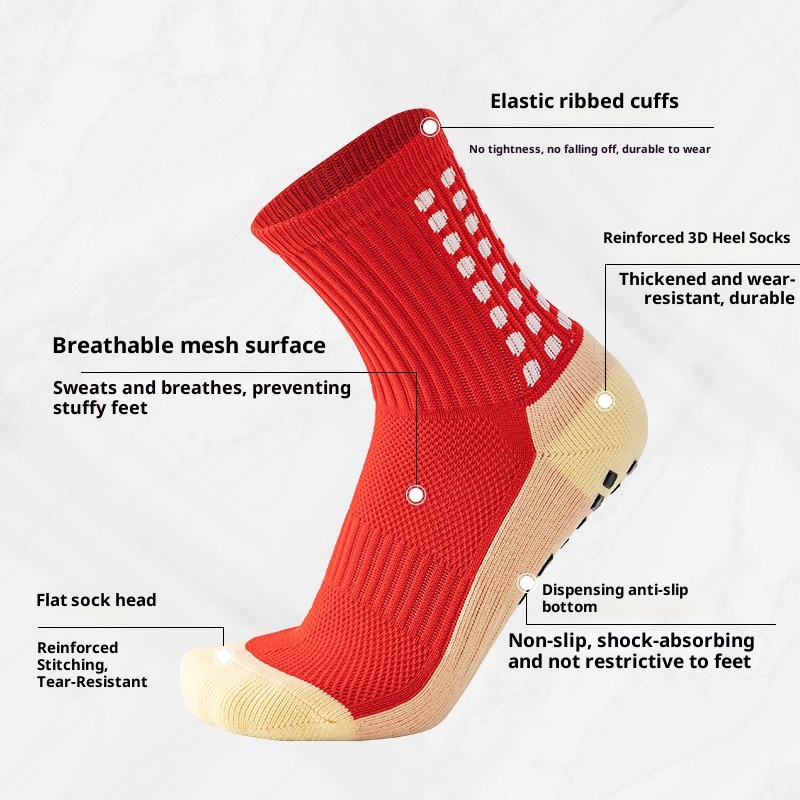 001 Professional Training And Competition Soccer With Adhesive Pads, Thickened Towel Bottom, Non-Slip, Unisex Sports Yoga_voghion.com