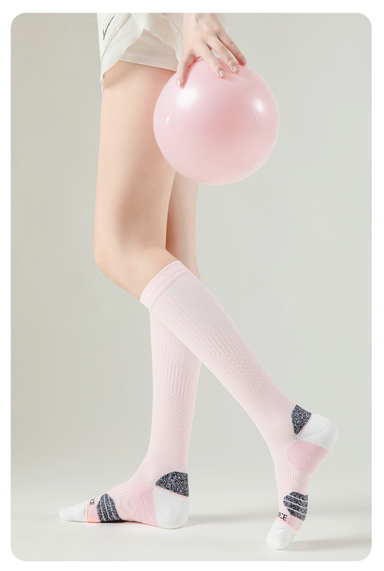 001 Calzini lunghi da donna alla moda, alla moda, a compressione per polpacci, professionali, per il fitness, dimagranti, modellanti, per la corsa, per lo yoga al coperto_voghion.com