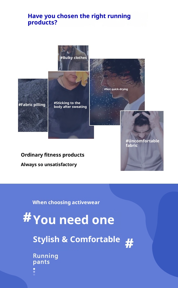 001 Men's Shark Running Tight Yoga Marathon Compression Waist Track And Field High Elastic Pants_voghion.com