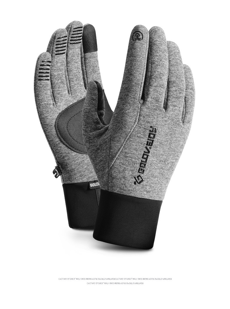 Guanti da moto elettrica antiscivolo ActiveGo Witer Warm Cycling Outdoor Sports Skiig Cold-Proof Touchscree Fleece-Lied_voghion.com