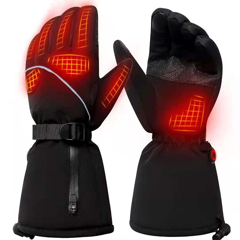ActiveGo Cross-Border Gloves Cold-Proof Rechargeable Men And Women Skiing Riding Thickened Electric Heating Outdoor Essential_voghion.com