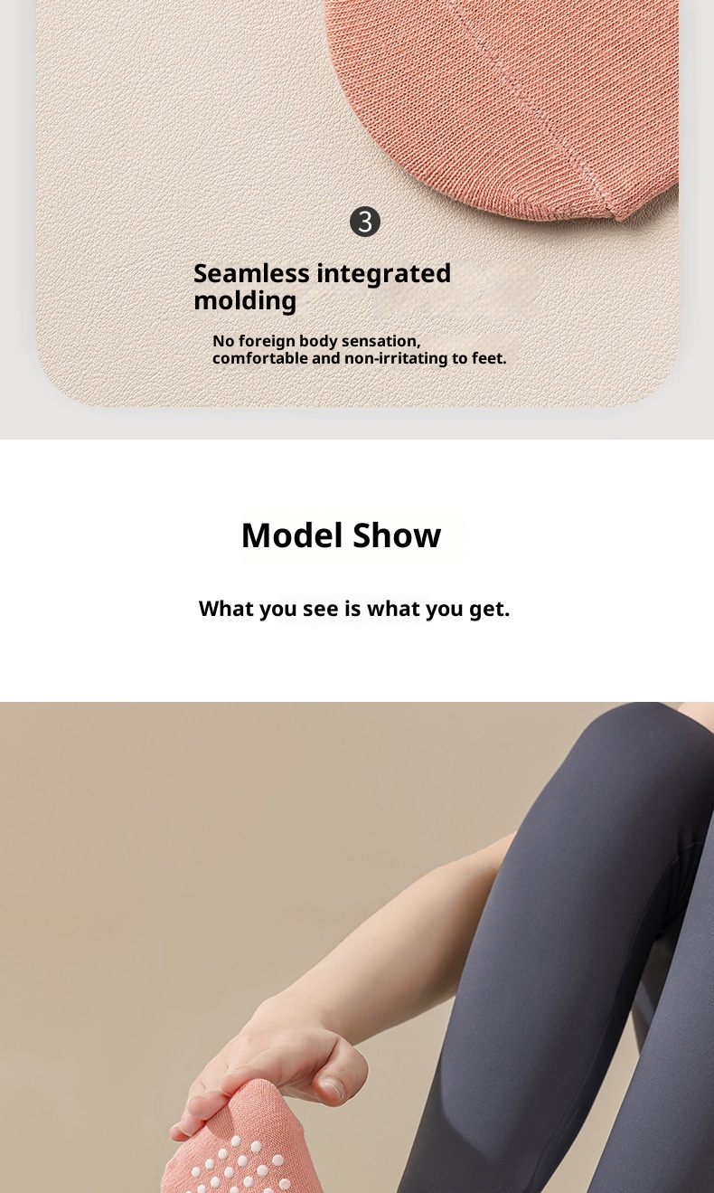 001 Professional Indoor Fitness Yoga Pilates Silicone Non-Slip Socks For Women Hollow Out Backless Breathable_voghion.com
