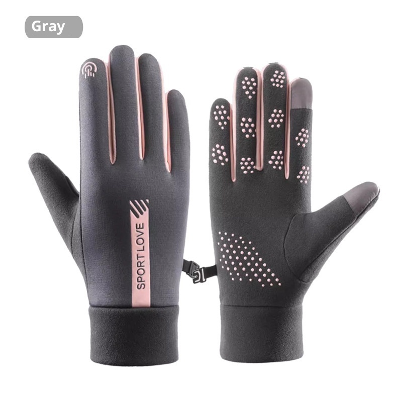 ActiveGo Gloves For Men Women, Touchscreen Compatible, Autumn And Winter, Cycling, Electric Bike, Waterproof, Fleece-Lined,_voghion.com