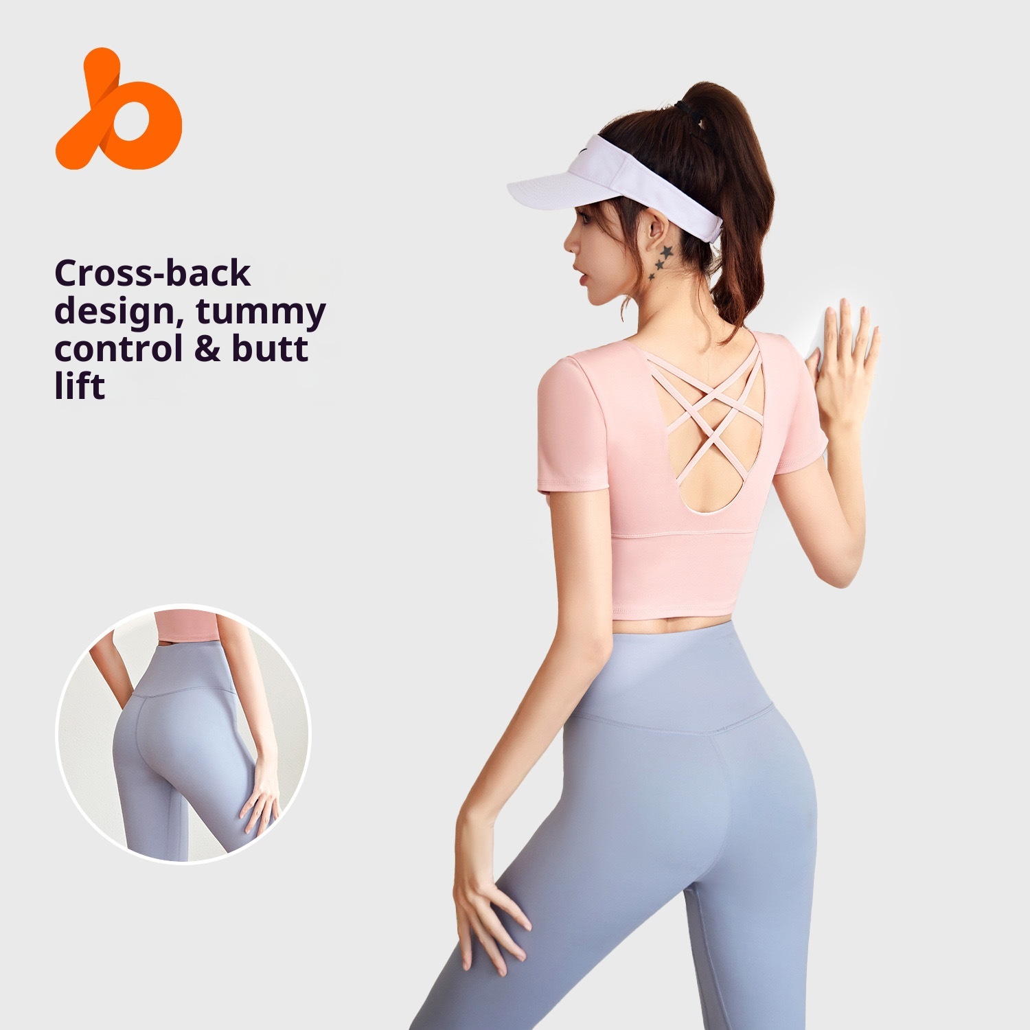 001 Juyitang Beauty Back Clothing Slimming Sports Top Naked Feel With Chest Pad Yoga Set Women_voghion.com