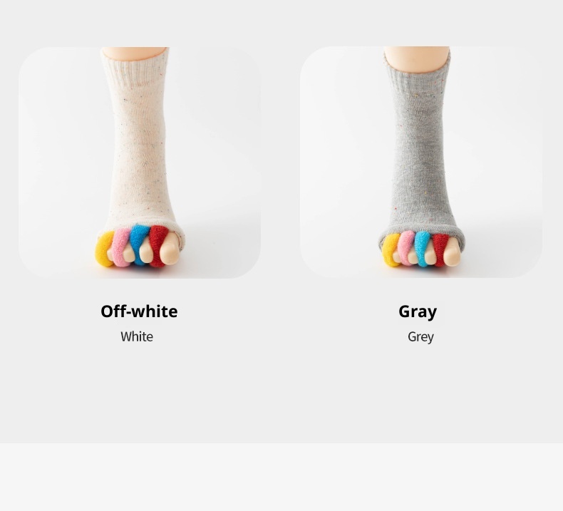 001 Cross-Border Japanese And Korean Style Separator Yoga For Women, Open Toe Socks, Corrective Thumb Valgus Five-Toe Socks_voghion.com