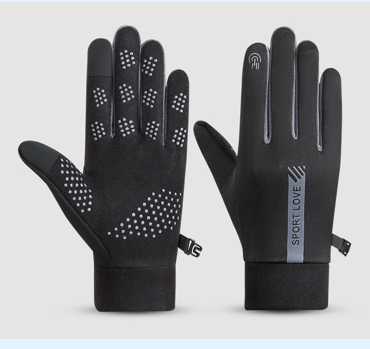 Gants chauds de sports d'hiver ActiveGo pour hommes et femmes, imperméables, doublés polaire, coupe-vent, résistants au froid, pour couples à cheval._voghion.com