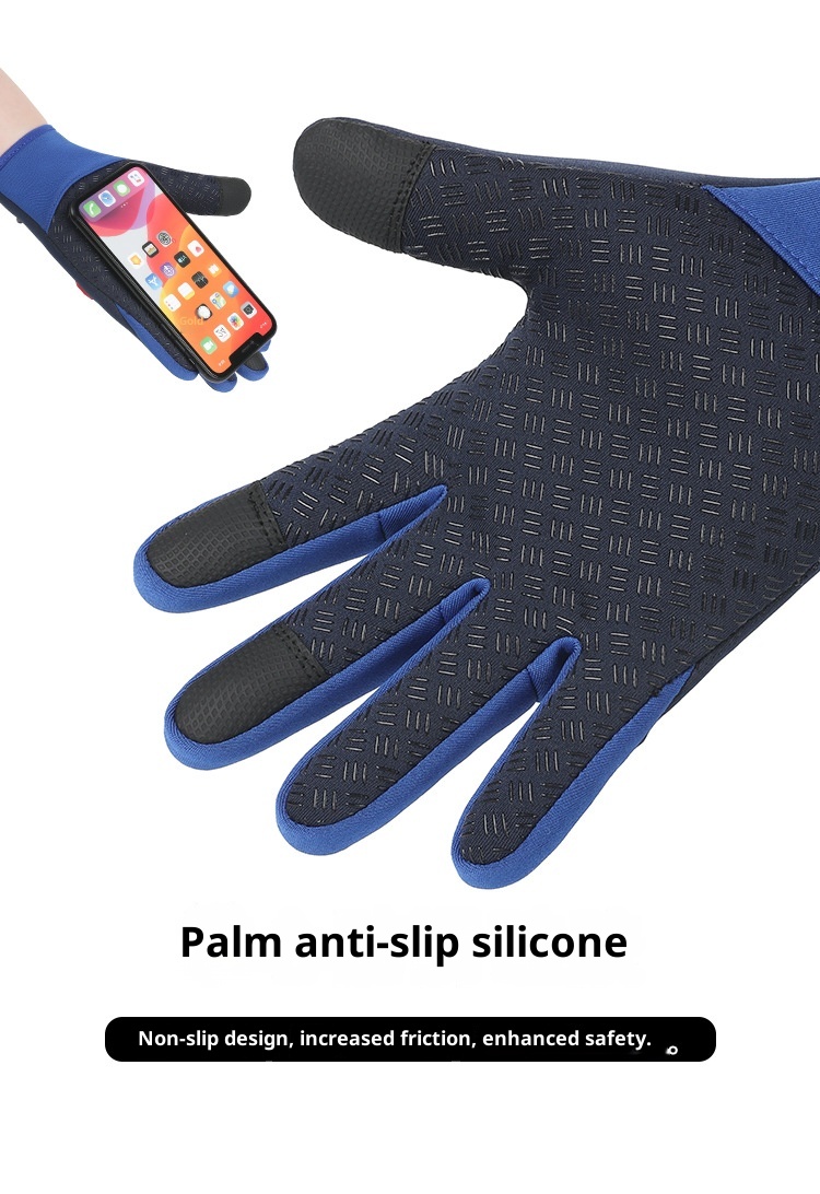 ActiveGo Outdoor Waterproof Winter Touch Screen Men And Women Windproof Riding Zipper Sports Plus Velvet Mountaineering Skiing_voghion.com