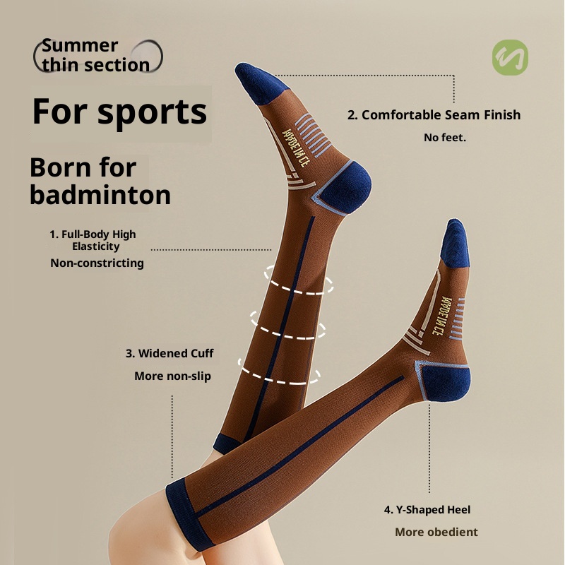 001 001 Per donne Sport Fitness professionale Corsa Corda per saltare Energia muscolare Compressione metà polpaccio Yoga Calzini dimagranti per le gambe_voghion.com