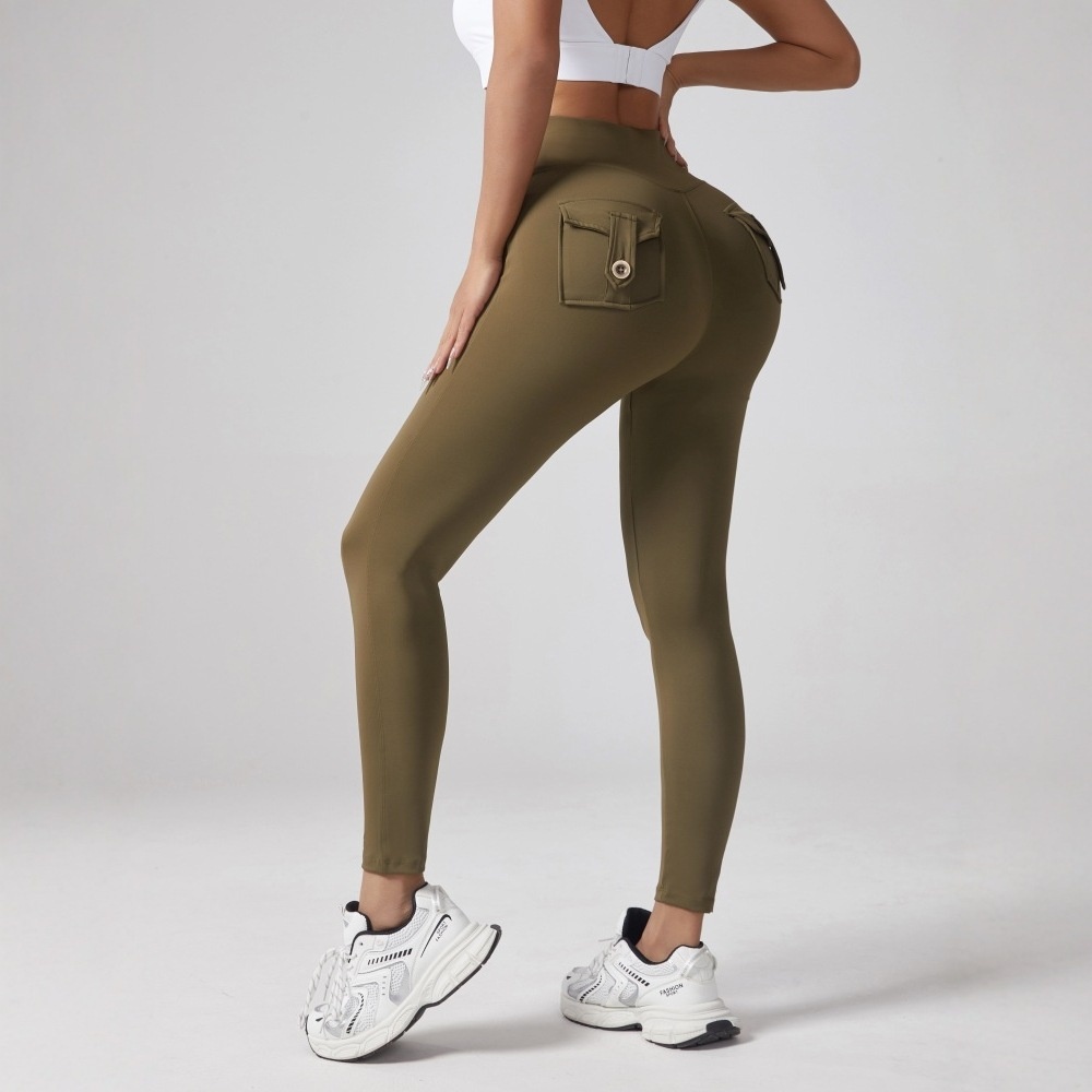 001 New Peach Hip Fitness For Women, Tight-Fitting, No Embarrassing Lines, Quick-Dry Sports Pants, High-Waisted,_voghion.com