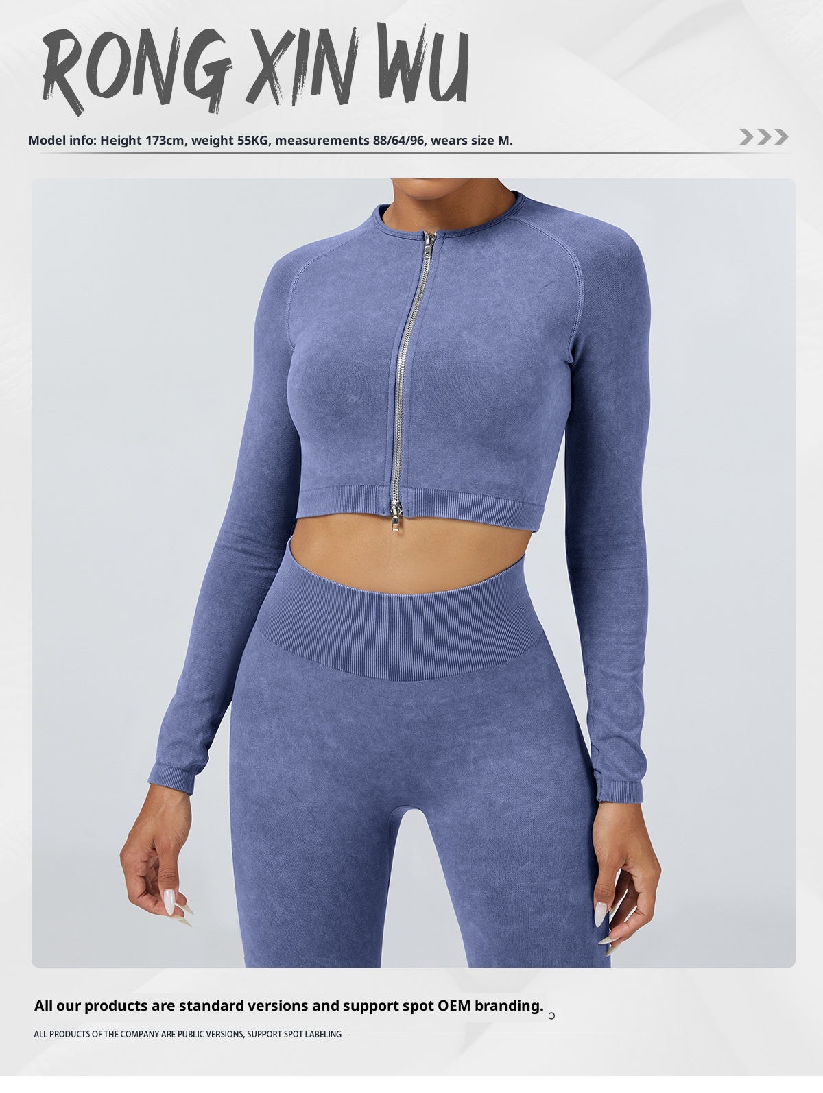 001 In Stock European And American Style Autumn Winter Tight Sports Bra Top Seamless Pants Fitness Long Sleeve Yoga Outfit_voghion.com