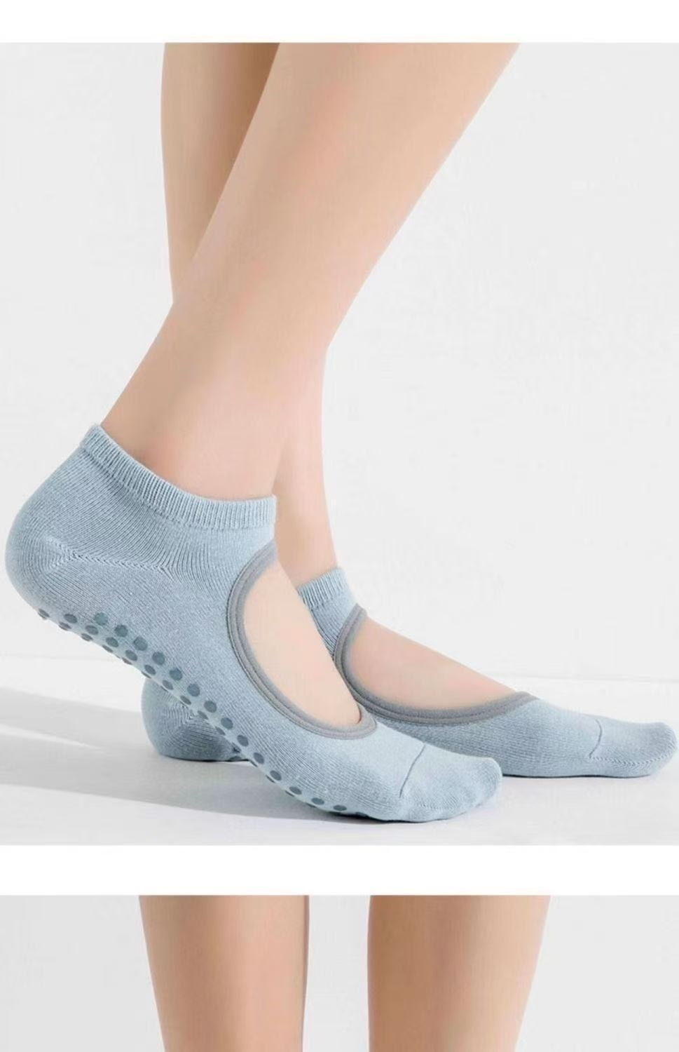 001 Professionelle Yoga-Socken für Damen, Boot, Frühling/Sommer, rutschfest, Pilates-Anfänger-Socken für den Innenbereich, Fitness- und Tanzsocken_voghion.com