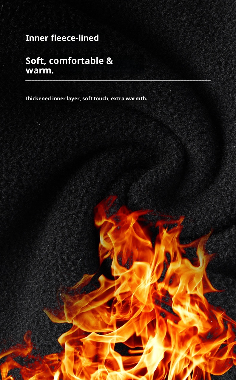 ActiveGo Men's Winter Gloves Fleece Lined Warm Cold-Resistant Touchscreen Thickened Outdoor Student Ccling Sports Skiing_voghion.com