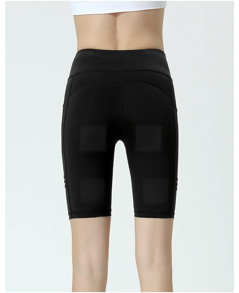 001 Fitness Massage Microcurrent Pulse Five-point Hip-lifting EMS Intelligent Abdominal Shaping Yoga Pants_voghion.com