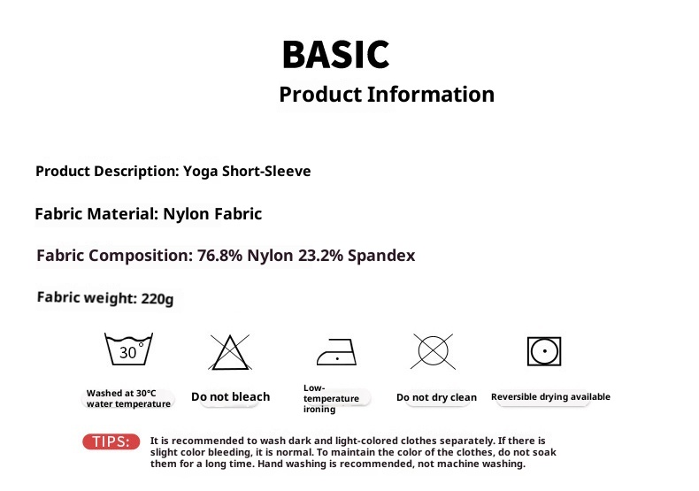 001 Yoga With Chest Pads Women Sports T-Shirt Fitness Tops Quick-Drying Running Short-Sleeved Gym Pilates Training Clothes_voghion.com