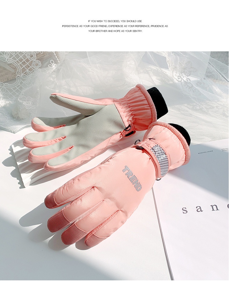 ActiveGo Ski For Men And Women, Winter Fleece-Lined Thickened Outdoor Sports Riding Mountaineering Windproof Waterproof Anti-Slip_voghion.com