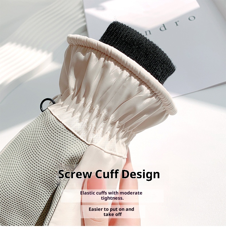 ActiveGo Ski For Men And Women, Winter Fleece-Lined Thickened Outdoor Sports Riding Mountaineering Windproof Waterproof Anti-Slip_voghion.com