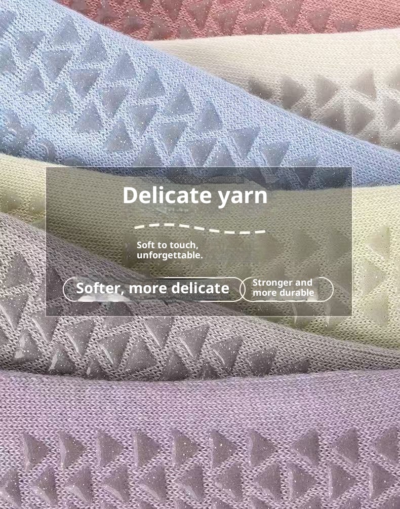 001 Yoga Five-Toe For Women Professional Non-Slip Breathable Sweat-Absorbing Pilates Sports Toe-Separating Floor Socks_voghion.com