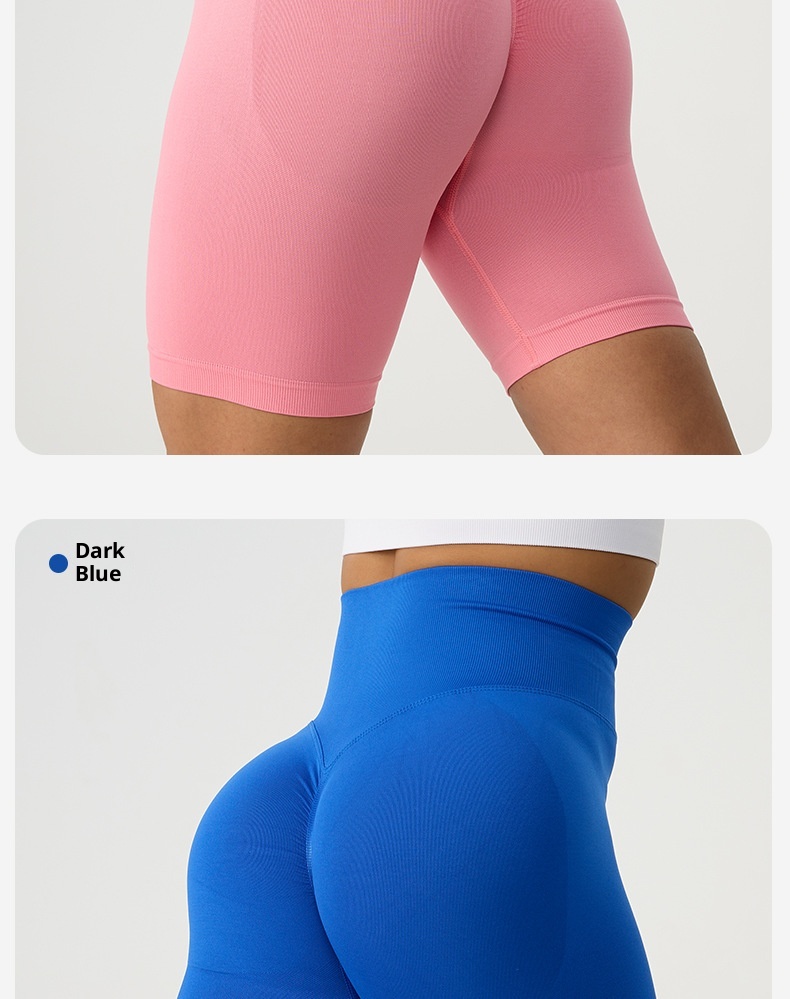 001 In Stock Summer Butt-Lifting Tummy-Control Running Women High-Waist Hip-Lifting Tight Sports Peach Yoga Shorts_voghion.com